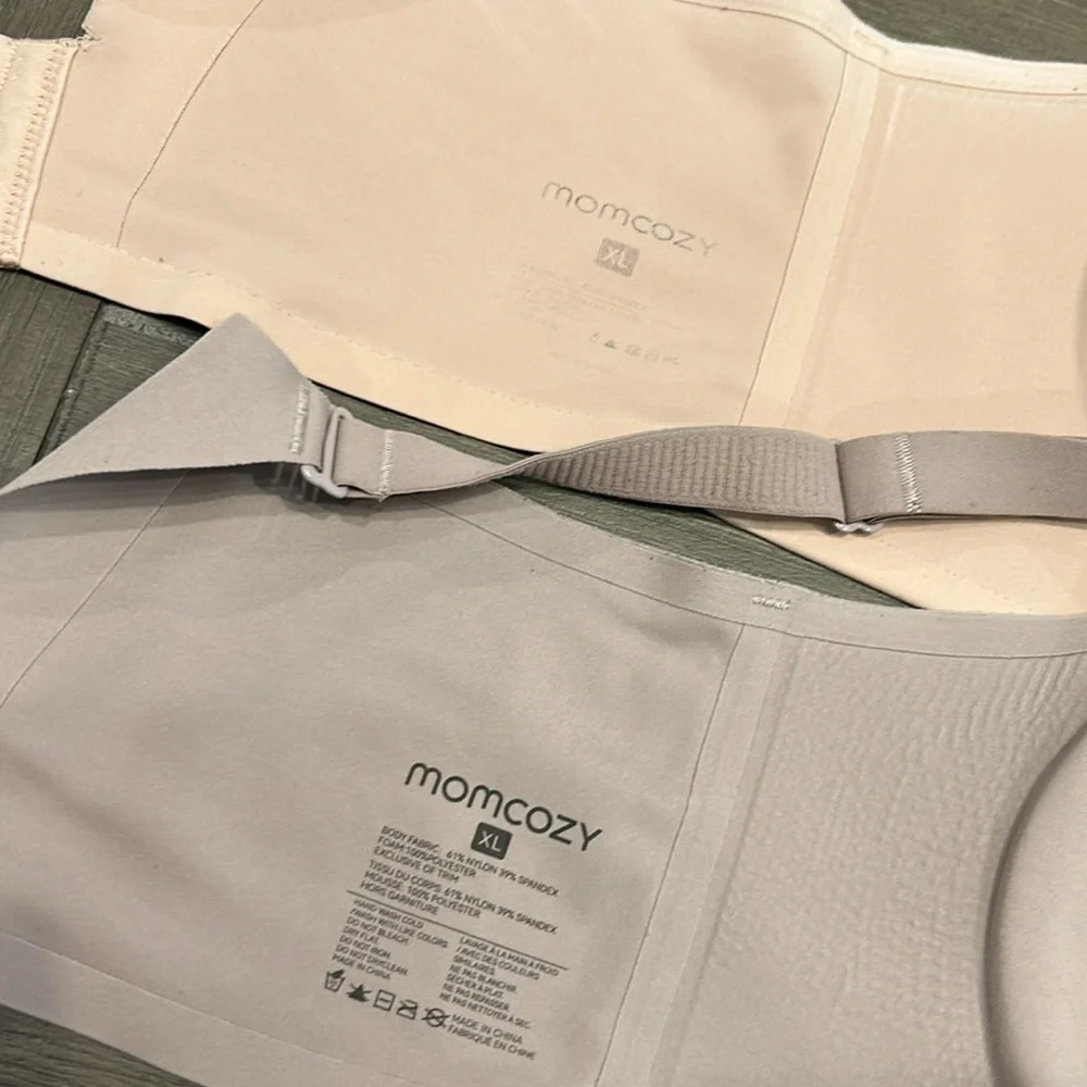 (2) MomCozy Nursing Bras XL
